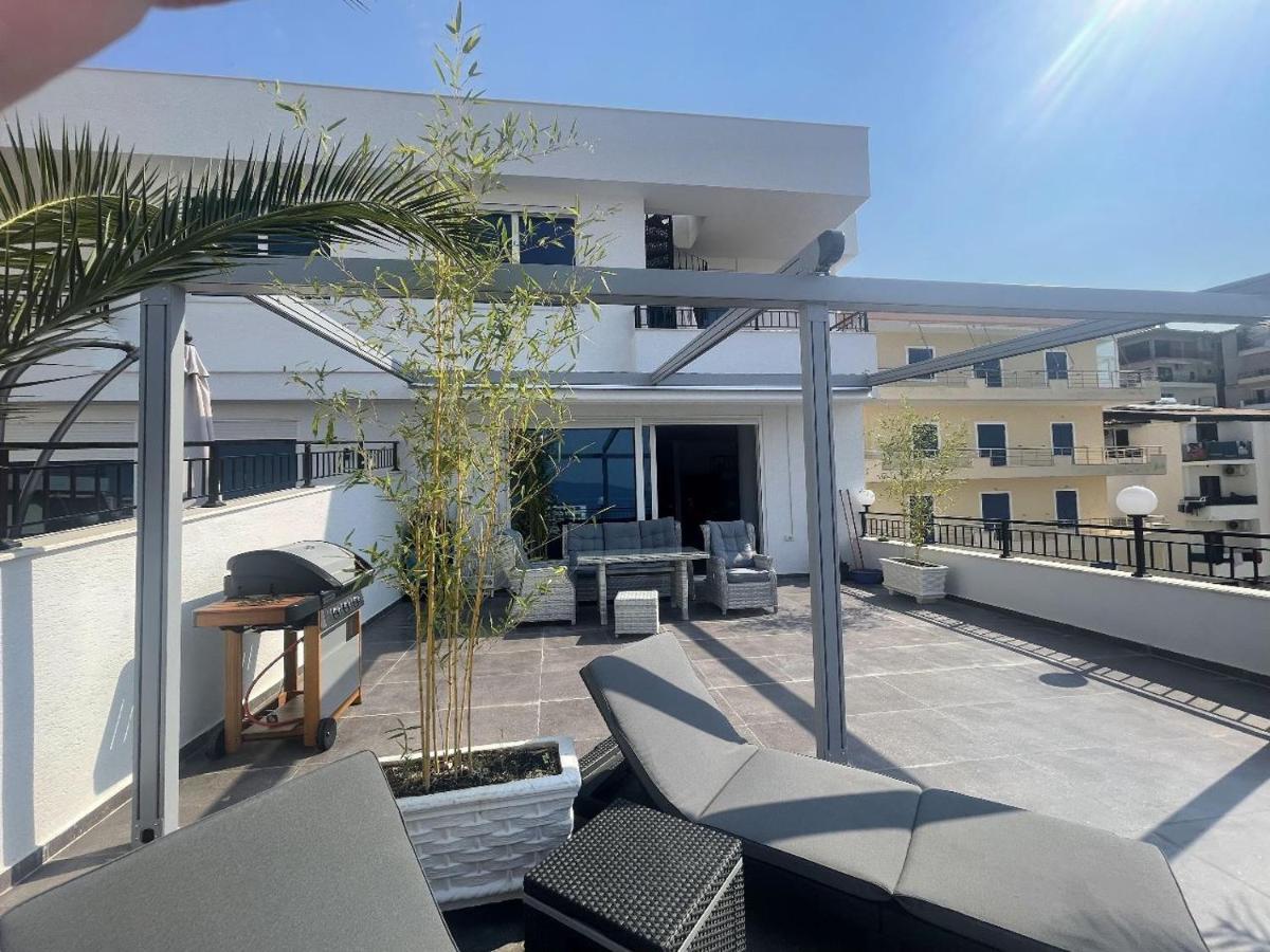 Апартаменты Teuta- Luxury Penthouse 200M2 Саранда Экстерьер фото