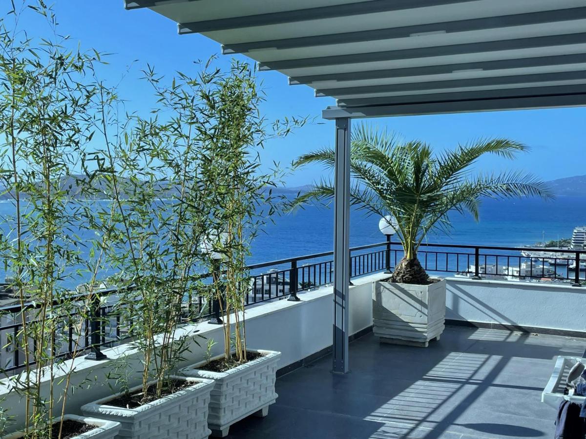 Апартаменты Teuta- Luxury Penthouse 200M2 Саранда Экстерьер фото